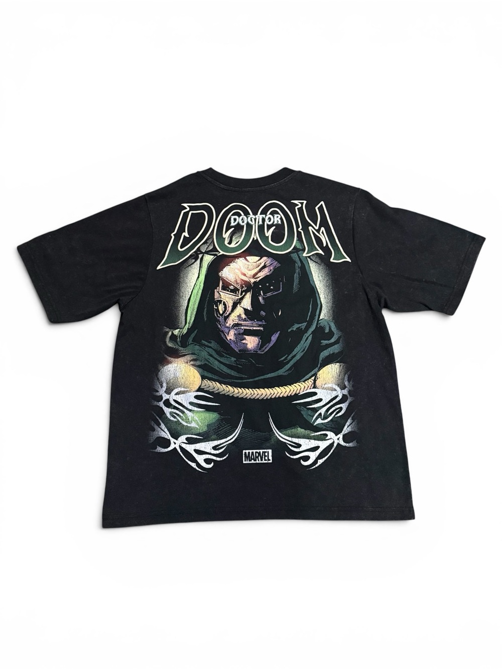 Marvel Dr Doom Short Sleeve Black Retro T-Shirt Size small NWT